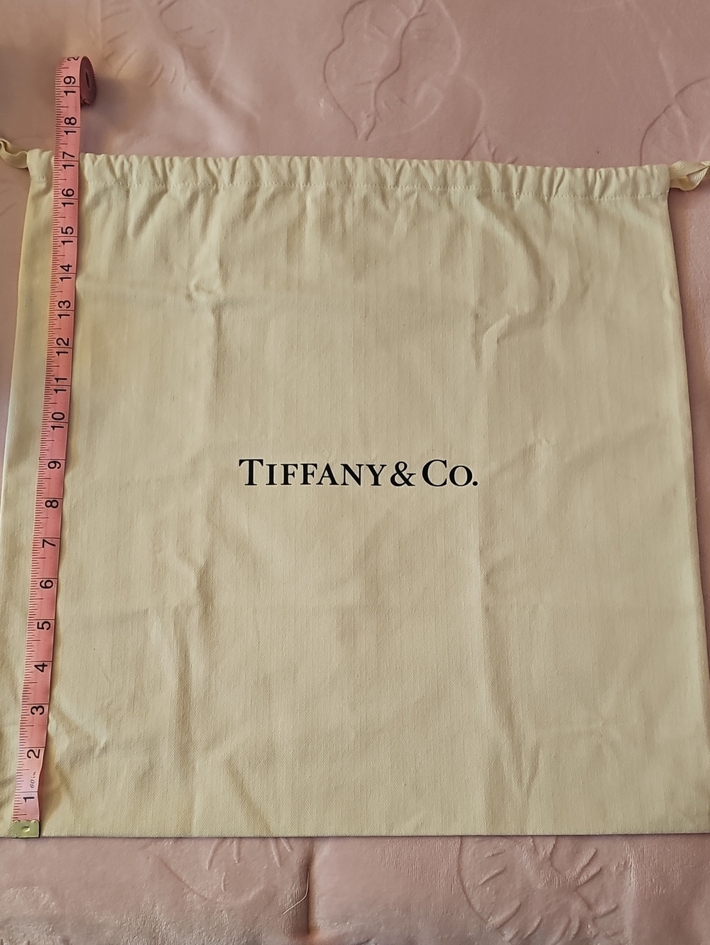 Tiffany & Co. Large 17 x 17 Drawstring Dust Bag